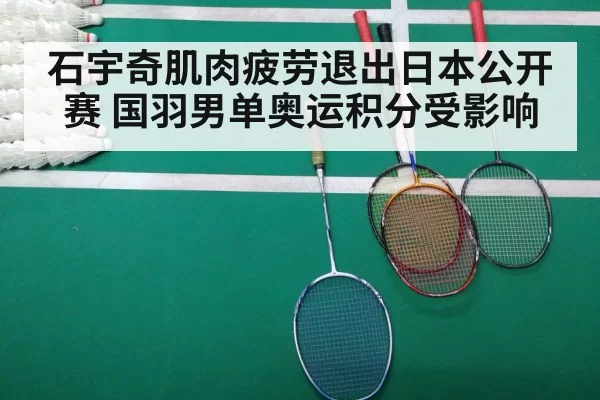 石宇奇肌肉疲劳退出日本公开赛 国羽男单奥运积分受影响